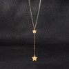 Pure Collection by Ross-Simons Italian 14kt Yellow Gold Star Lariat Necklace Size 18 - 4 of 4