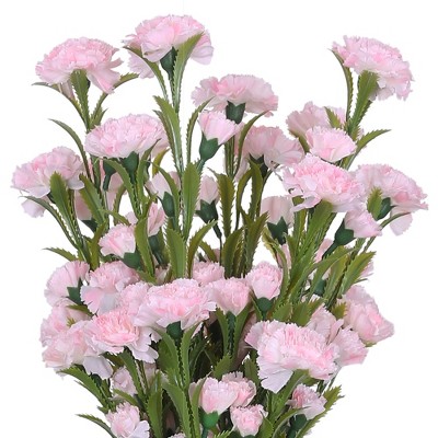 REGALWOVEN Simulation Artificial Home Decoration Carnation Flowers 32.6" 6 Pcs