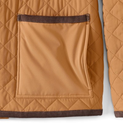 Lands' End Men's Reversible Insulated Barn Jacket - Small - Canyon Camel/Buffalo Check — фото 3