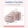 Travel Toiletry Bag, Large Wide-open Makeup Cosmetic Travel Bag for Toiletries with Handle - 3 of 4