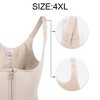 Unique Bargains Women's Shapewear Full Bust Bodysuit Butt Lifter Thigh Slimmer with Zipper - 2 of 4