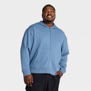 Men's Active Comfort Fleece Full-Zip Sweatshirt - All In Motion™ - 1 of 3