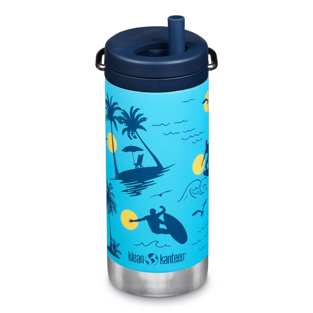 Photos - Glass Klean Kanteen 12oz Stainless Steel TKWide Water Bottle with Twist Cap - Surfer 