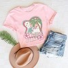 Simply Sage Market Women's Summer Vibes Flowers Short Sleeve Graphic Tee - 3 of 3