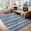 Boho Rug Machine Washable Area Rug, 9'x12' Blue - 2 of 4