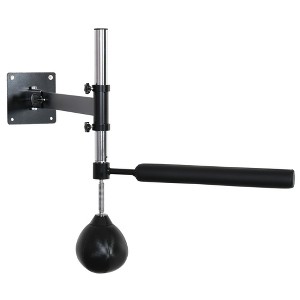 Soozier Wall Mount Reflex Boxing Trainer, 360° Rotating Rapid Boxing Bar with Punching Ball, Height Adjustable for Home Gym - 1 of 4