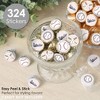 Big Dot of Happiness Batter Up - Baseball - Baby Shower or Birthday Party Small Round Candy Stickers - Party Favor Labels - 324 Count - 2 of 4