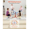 VEVOR Kids Seesaw, 110 lbs Load Capacity per Seat, Sit and Spin Teeter Totter, Swiveling 360 Degrees Rotating for Aged 3+, Orange&Blue&Yellow - 4 of 4