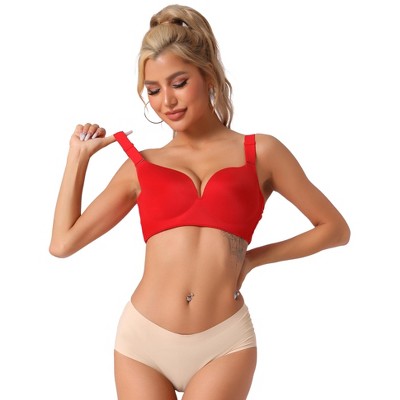 INSPIRE CHIC Women's Adjustable Straps Full Coverage Push Up Bras