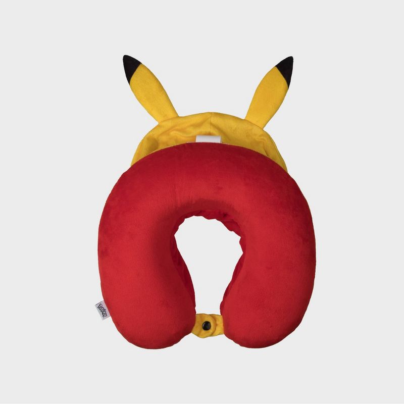 Pokemon Kids&#39; Pikachu Hooded Neck Pillow, 4 of 5