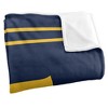 East Tennessee State University Primary Logo Stripes Silky 50x60 Blanket, 1 Sided 50x60 - 3 of 4