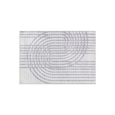 World Rug Gallery Modern Contemporary Lines Machine Washable Area Rug