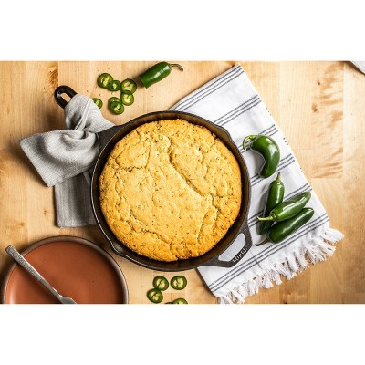 Lodge 6.5 Cast Iron Skillet: Oven & Broiler-Safe, Hand Wash, Gas & Induction Compatible, Black, 1.94 lbs ‼️USED ITEM‼️also scratches