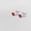 Girls' Tiny CZ Heart Screw Back 14k Gold Earrings - In Season Jewelry - 4 of 4