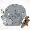 Simply Sage Market S.W.Smiley Pumpkin Outline Garment Dyed Long Sleeve - 3 of 4