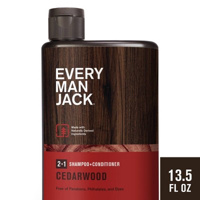 Every Man Jack Men's 2-in-1 Shampoo + Conditioner - Cedarwood - 13.5 fl oz