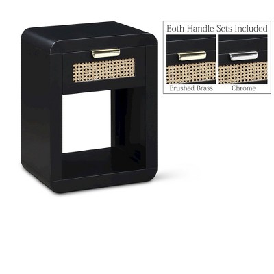 Meridian Furniture,Langham Black Nightstand