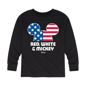 Boys' - Disney - Americana Long Sleeve Graphic T-Shirt - 1 of 4