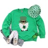 Simply Sage Market Women's Graphic Sweatshirt Clover Gnome St. Patrick's Day - 3 of 3