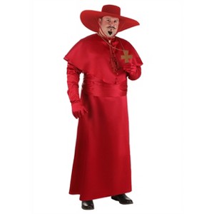 HalloweenCostumes.com Plus Size Red Inquisitor Men's Costume | Historical Costumes - 1 of 4