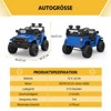 Kids Electric Truck, 3 Speed Toy Car, 12V Electric Truck, Spring Suspension, with Parent Remote, LED Lights, Seat Belt, Music, for Boys Girls - 3 of 4