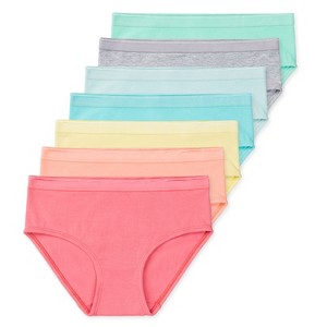 Lucky & Me Jamie Girls Performance Briefs Underwear Multiple Sizes and Colors (7-pack) - 1 of 4