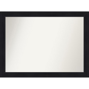 Amanti Art Abbey Black Non-Beveled Framed Bathroom Vanity Wall Mirror - 1 of 4