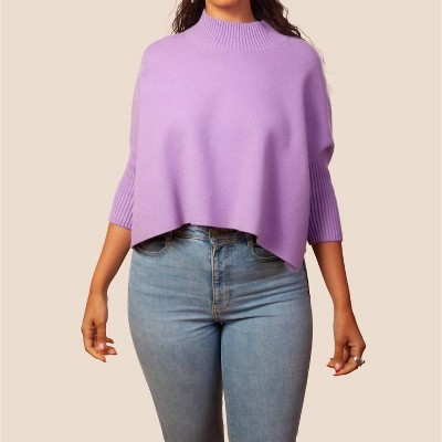 Women's Aja Mock Neckline Sweater - KERISMA