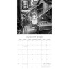 2026 Square Wall Calendar, Steam Trains - Black & White, 16-Month Theme with 180 Reminder Stickers (12x12 In) - 3 of 4