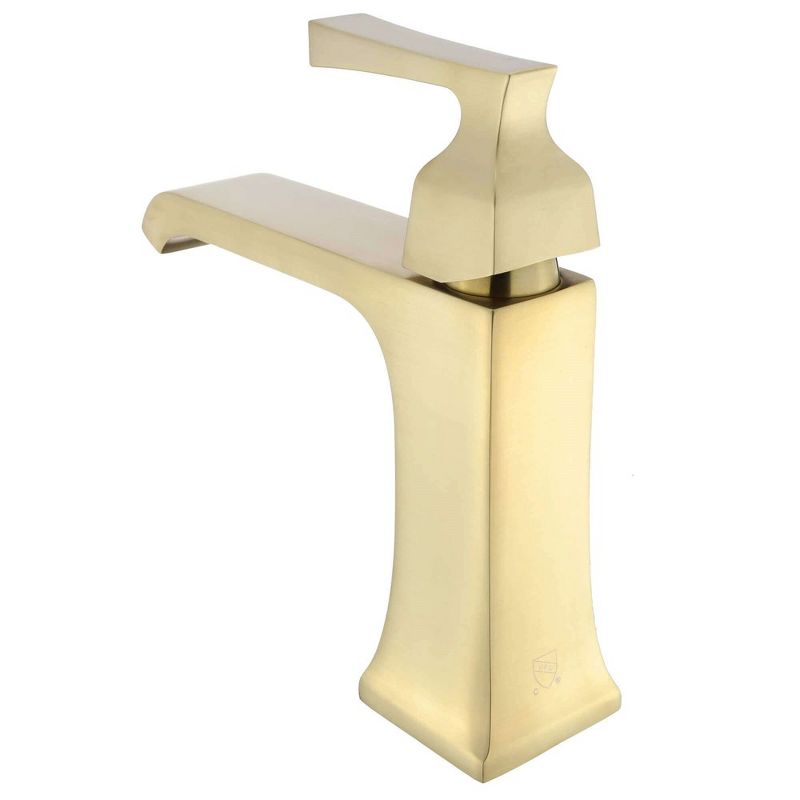 Fine Fixtures Arched Square Single Hole Bathroom Faucet, 3 of 6