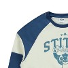 Ladies Lilo and Stitch Fashion Sweatshirt - Disney Colorblock Crewneck Sweatshirt - Lilo and Stitch Sweatshirt - 3 of 4