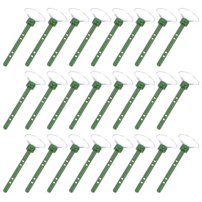 Unique Bargains Wedding Decor Flower Arrangement Suction Cup Holders with Plastic Rods 50 Pcs