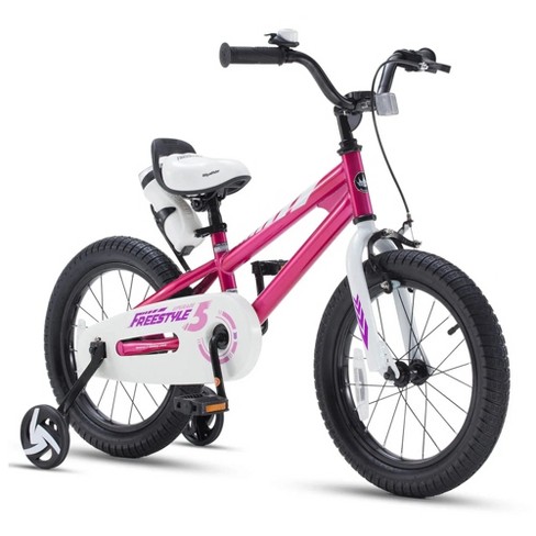 Kids Bike with Water Bottle Holder: 12inch Cycle for Children Up