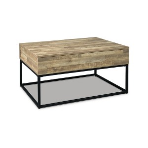 Signature Design by Ashley Contemporary Gerdanet Lift-Top Coffee Table, Natural - 1 of 4