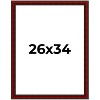 PosterPalooza | Weathered Red Picture Frame - UV Acrylic, Foam Board Backing, Hanging Hardware - 2 of 4