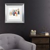 Victoria Borges 'Christmas Chalet I' Matted Framed Art - 3 of 3