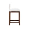 Meridian Furniture,Conrad Cream Velvet Counter Stool - 4 of 4