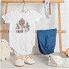 Christmas Disco Ball Groovy Bright Baby Romper Boys or Girls Brisco Brands - 3 of 4