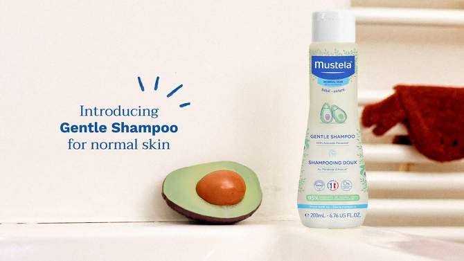 Mustela Gentle Baby Shampoo and Detangler - 6.76 fl oz, 2 of 5, play video