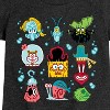 Girls' - Spongebob Squarepants - Spongebob: The Search For Squarepants Grid Fitted Short Sleeve Graphic T-Shirt - 2 of 4