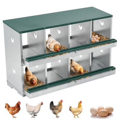 Chicken Nesting Boxes for Laying Eggs Nesting Boxes to Collect & Protect Eggs Chicken Laying Boxes for Hens