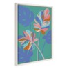 18" x 24" Sylvie Monstera Green Framed Canvas By Kasey Free White - DesignOvation - 2 of 4