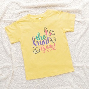 The Juniper Shop The Hunt Is On Easter Toddler Short Sleeve Tee - 1 of 2