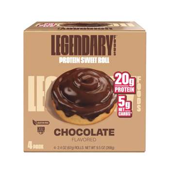 Legendary Foods Protein Roll - Chocolate - 9.5oz/4ct