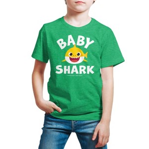 Boys' - Baby Shark - Baby Shark Short Sleeve Graphic T-Shirt - 1 of 4