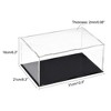 Unique Bargains Acrylic Self-Assembly Dustproof Collectibles Display Case - 2 of 4