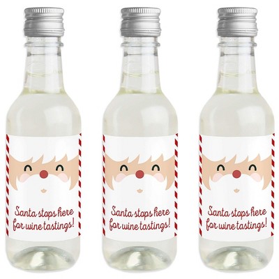 Big Dot Of Happiness Jolly Santa Claus - Christmas Party Water Bottle  Sticker Labels - Set Of 20 : Target