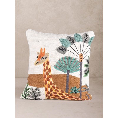 Giraffe Throw Pillow 20"x20"