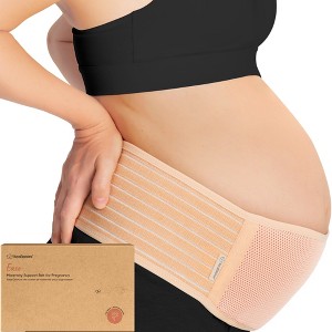 KeaBabies Maternity Belly Band for Pregnancy, Soft & Breathable Pregnancy Belly Support Belt - 1 of 4