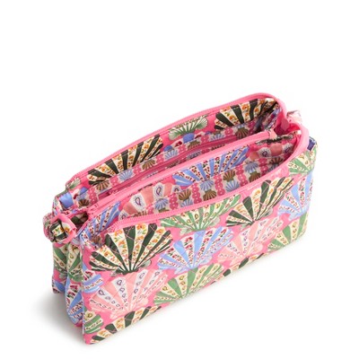 Vera Bradley Women's Premium Cotton Foxbury Crossbody Bag Cottage Shells — фото 3